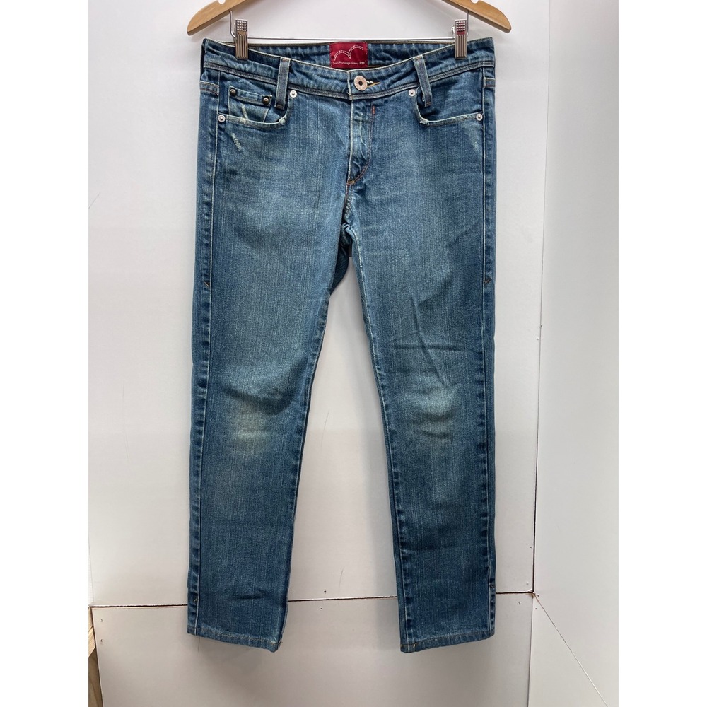 Levis Vintage Skinny 582 Jeans Womens 6M Medium Wash‎ Low Rise Distressed Denim